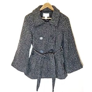White House Black Market Tweed Coat Size Small